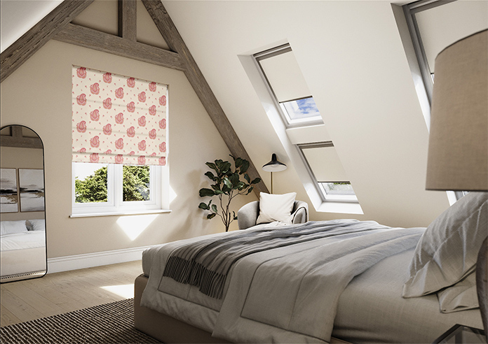 Petal & Block Boothi, Sunset - Twist&Fit Roman Blind - Image 7